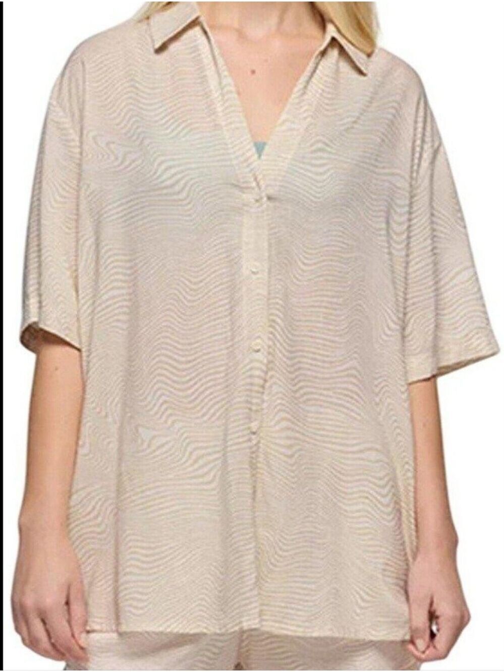 Prana - The Bahamas Top Women's Oversized Lightweight Beach Cover Up, Size M